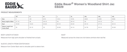HC - Embroidered - Eddie Bauer Women's Woodland Shirt Jac