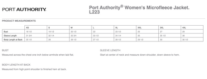 HC - Embroidered - Port Authority® Women's Microfleece Jacket