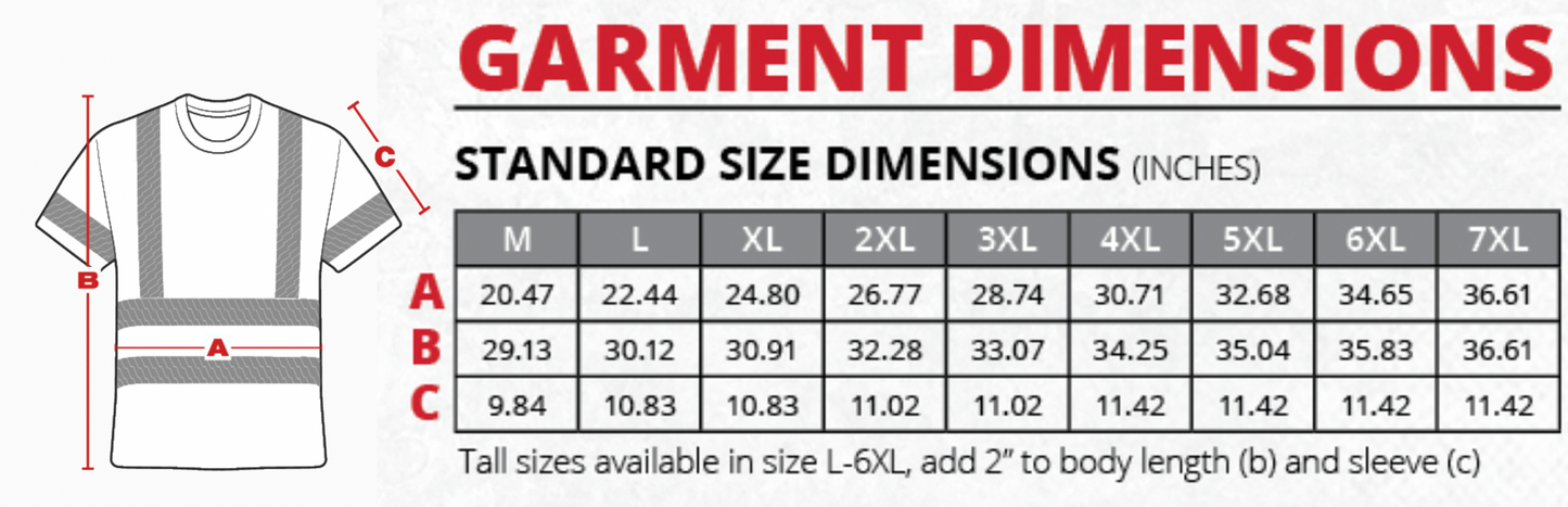 HC - Printed - ANSI Class 3 Cotton Rich Short Sleeve T-Shirt