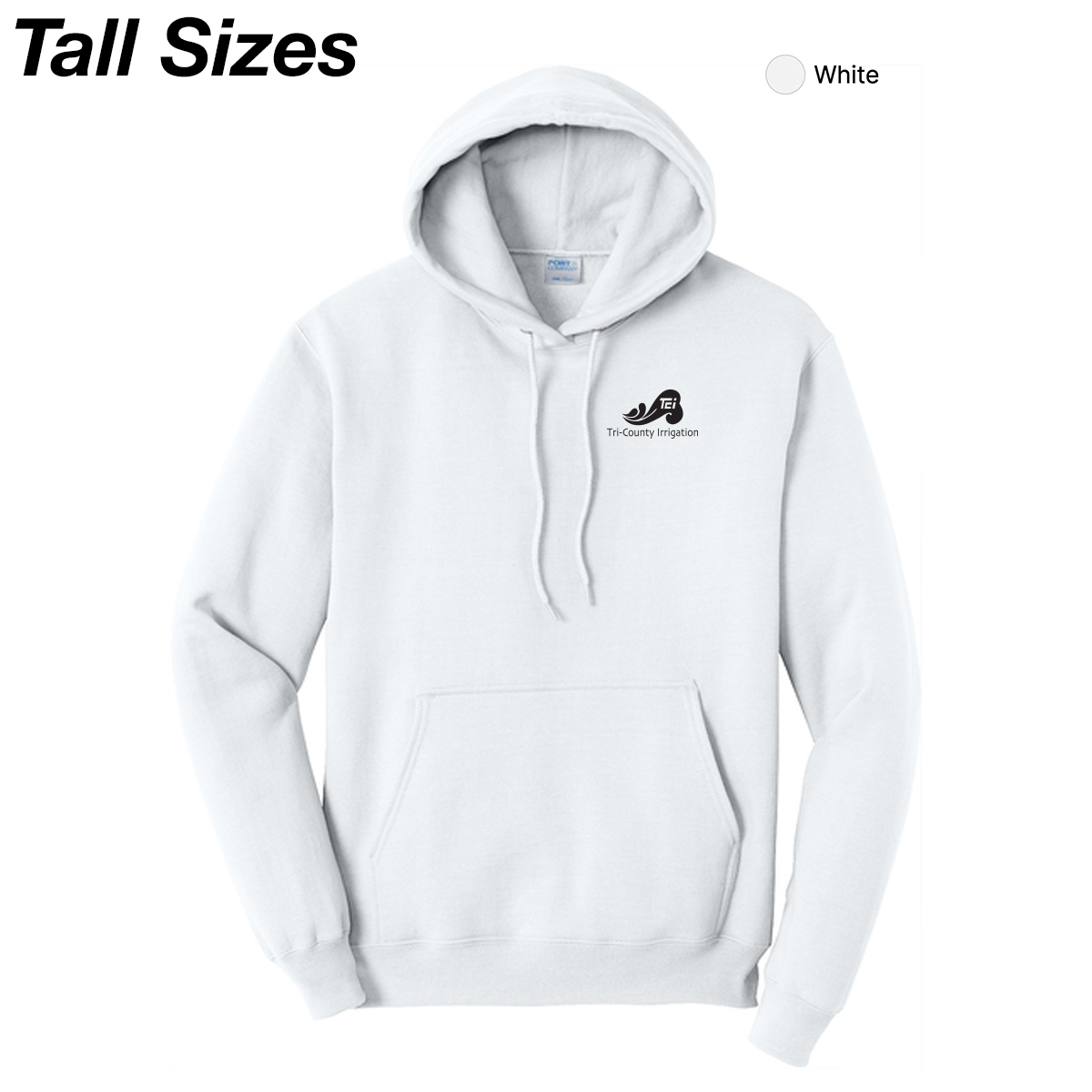 TCI - Port & Co® Tall Core Fleece Pullover Hooded Sweatshirt