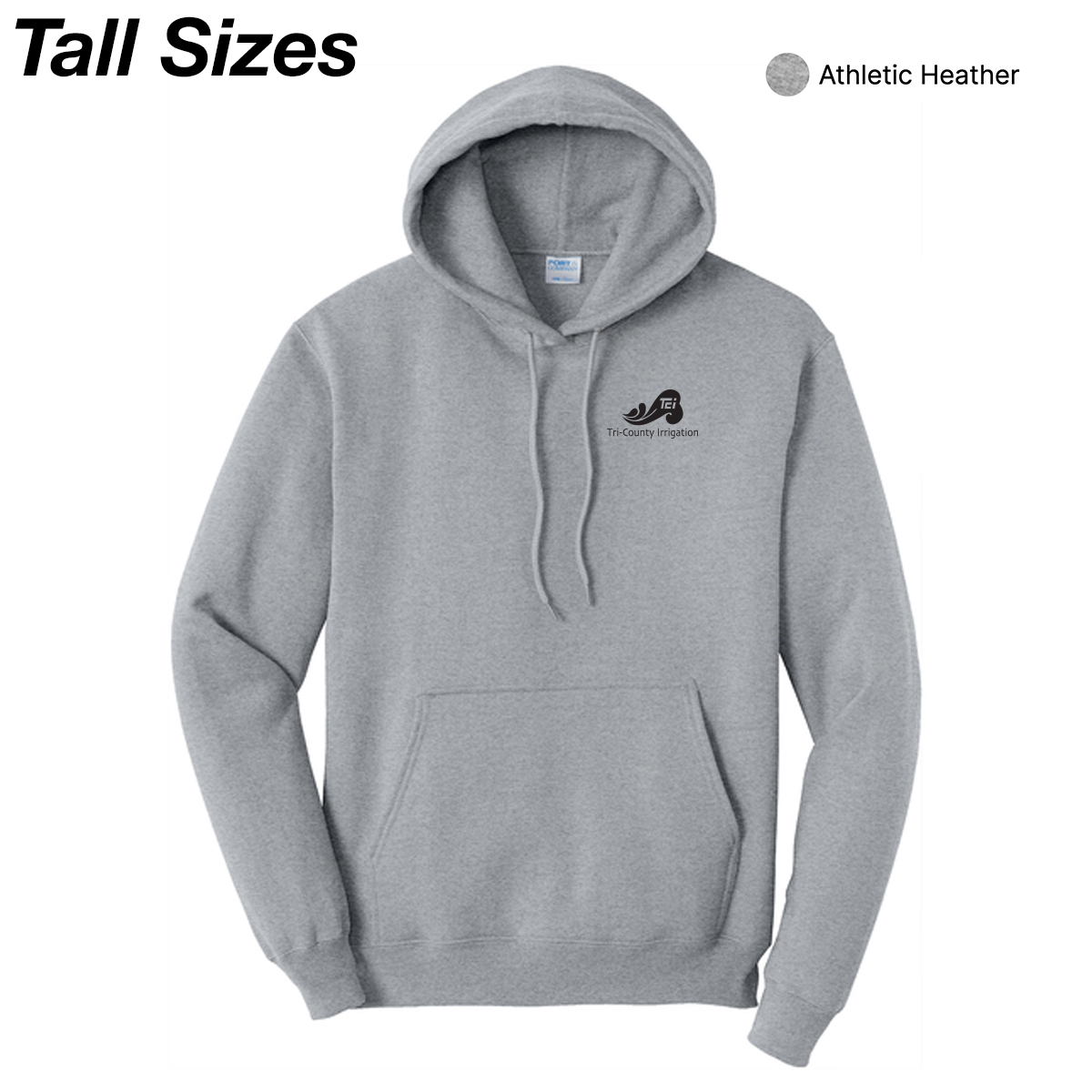 TCI - Port & Co® Tall Core Fleece Pullover Hooded Sweatshirt