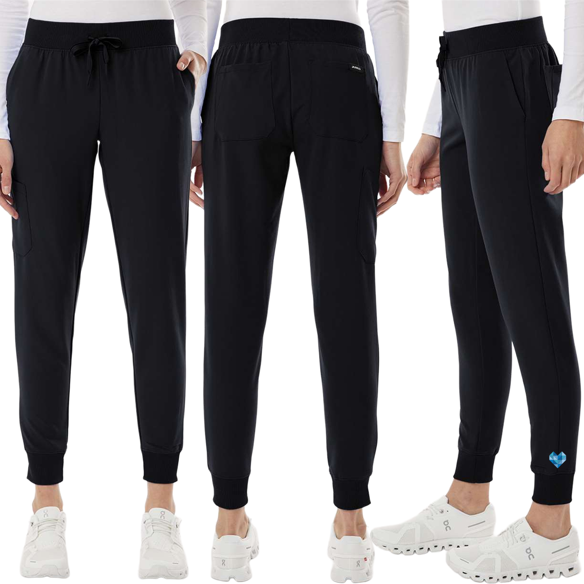 EACH - Jaanuu Women's Silex Knit-Waist Scrub Joggers