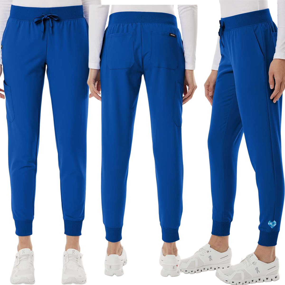 EACH - Jaanuu Women's Silex Knit-Waist Scrub Joggers