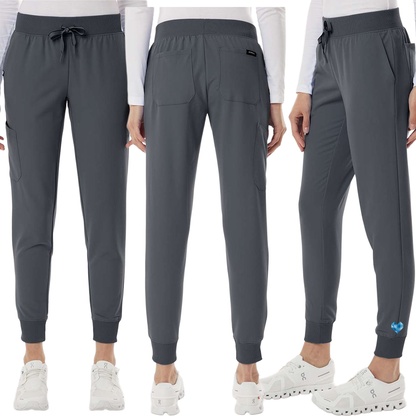 EACH - Jaanuu Women's Silex Knit-Waist Scrub Joggers