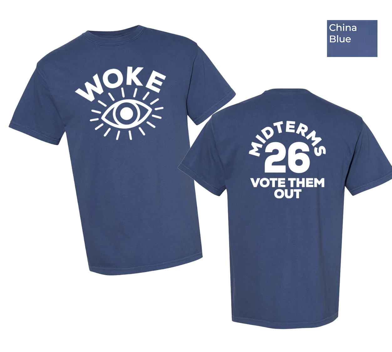 Just WOKE - Comfort Colors® Heavyweight Ring Spun Tee - Unisex Cut