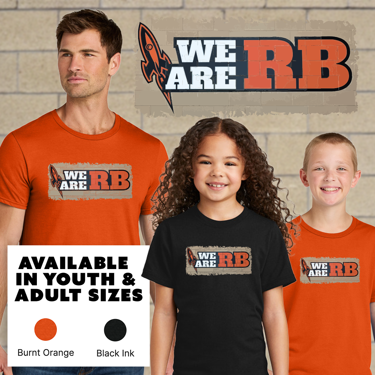 RB - We Are RB Wall Print Tees