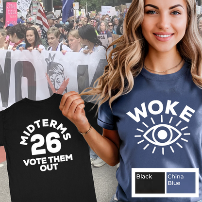 Just WOKE - Comfort Colors® Heavyweight Ring Spun Tee - Unisex Cut