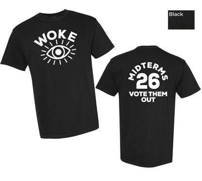 Just WOKE - Comfort Colors® Heavyweight Ring Spun Tee - Unisex Cut